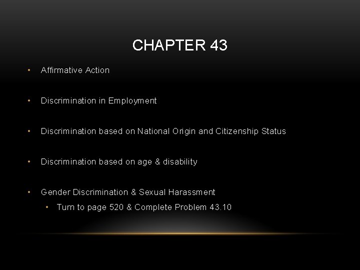 CHAPTER 43 • Affirmative Action • Discrimination in Employment • Discrimination based on National