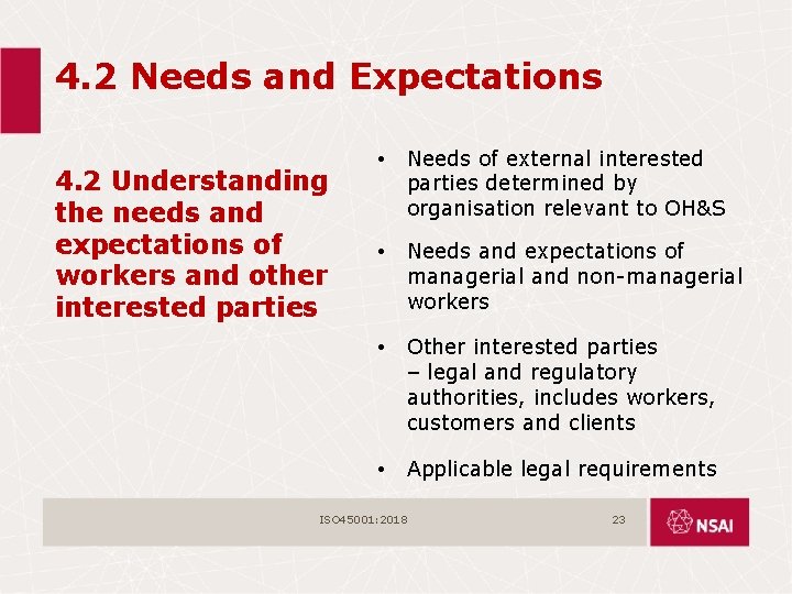 4. 2 Needs and Expectations 4. 2 Understanding the needs and expectations of workers