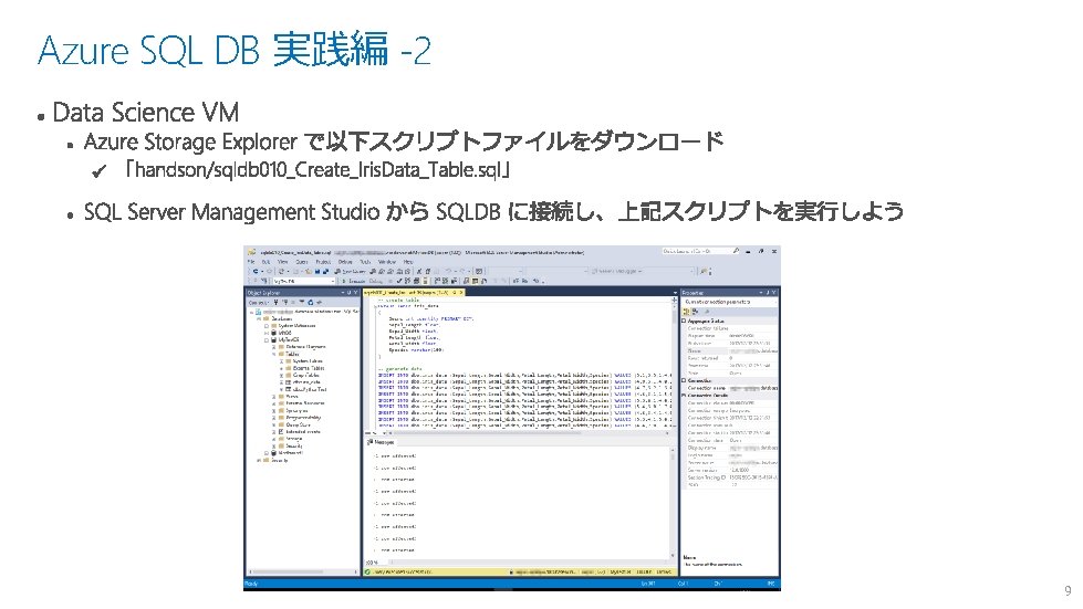 Azure SQL DB 実践編 -2 9 Azure SQL DB 実践編 -2 9