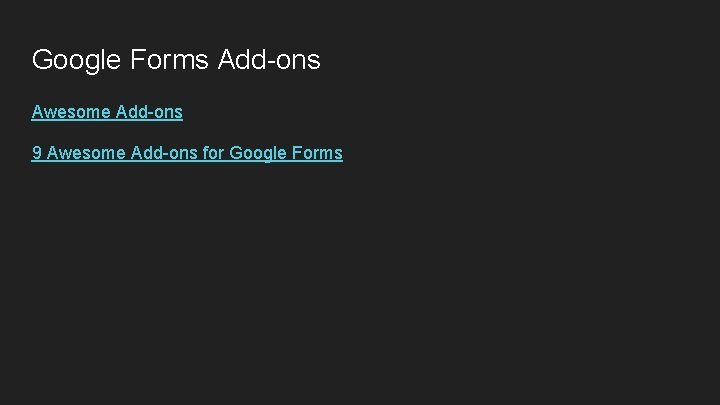 Google Forms Add-ons Awesome Add-ons 9 Awesome Add-ons for Google Forms 
