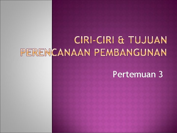 Pertemuan 3 