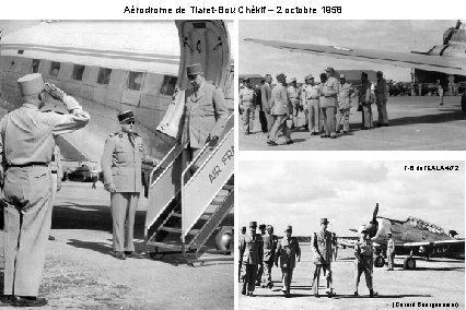 Aérodrome de Tiaret-Bou Chékif – 2 octobre 1958 T-6 de l’EALA 4/72 (Gérard Bourgeonnier)