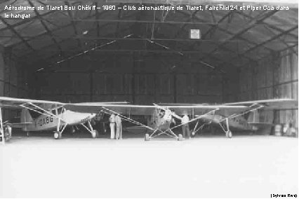 Aérodrome de Tiaret-Bou Chékif – 1960 – Club aéronautique de Tiaret, Fairchild 24 et