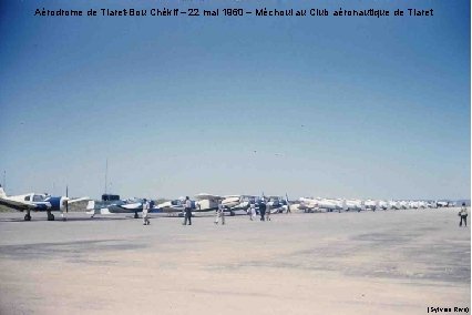 Aérodrome de Tiaret-Bou Chékif – 22 mai 1960 – Méchoui au Club aéronautique de