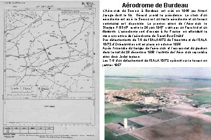 Aérodrome de Burdeau L’Aéro-club du Sersou, à Burdeau, est créé en 1946 par Albert