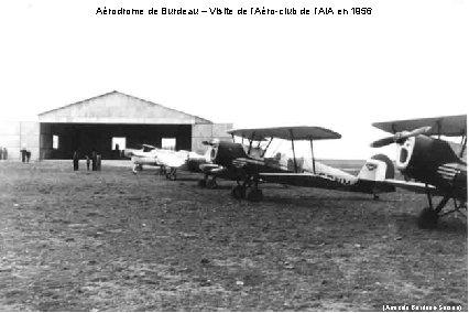 Aérodrome de Burdeau – Visite de l’Aéro-club de l’AIA en 1956 (Amicale Burdeau-Sersou) 