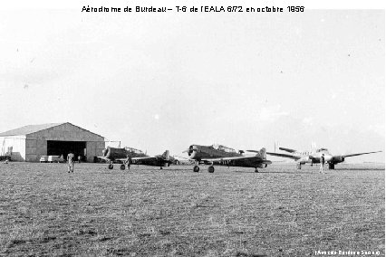 Aérodrome de Burdeau – T-6 de l’EALA 6/72 en octobre 1956 (Amicale Burdeau-Sersou) 