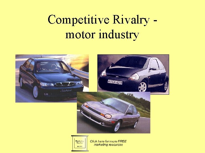 Competitive Rivalry motor industry 