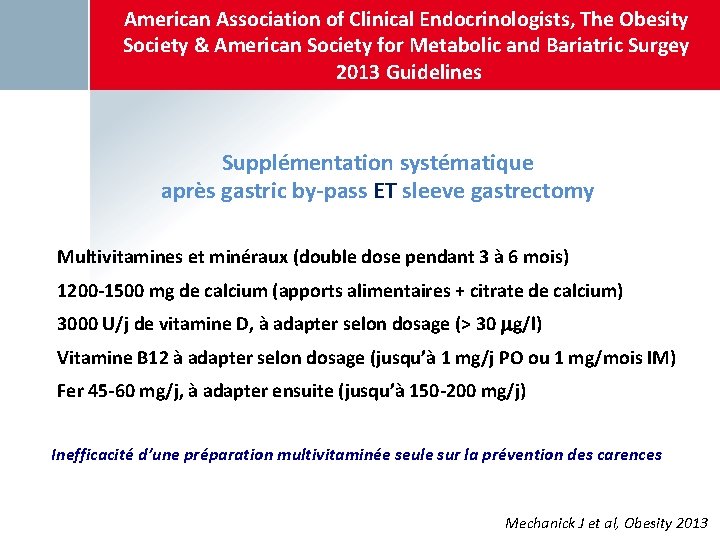 American Association of Clinical Endocrinologists, The Obesity Society & American Society for Metabolic and