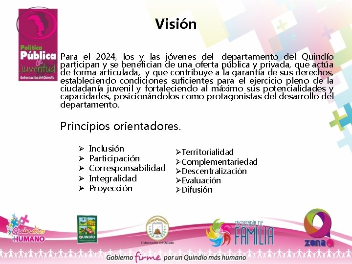 Visión Para el 2024, los y las jóvenes del departamento del Quindío participan y