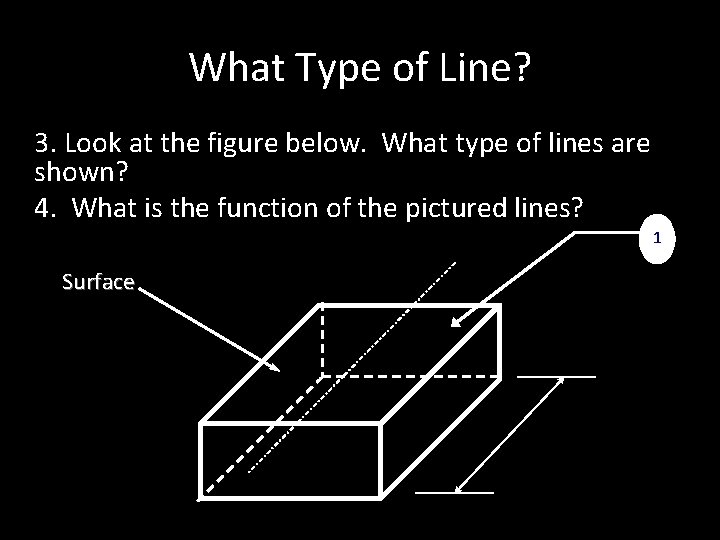 What Type of Line? 3. Look at the figure below. What type of lines