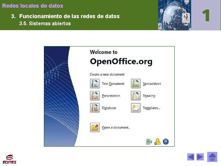 Redes locales de datos 3. Funcionamiento de las redes de datos 3. 5. Sistemas