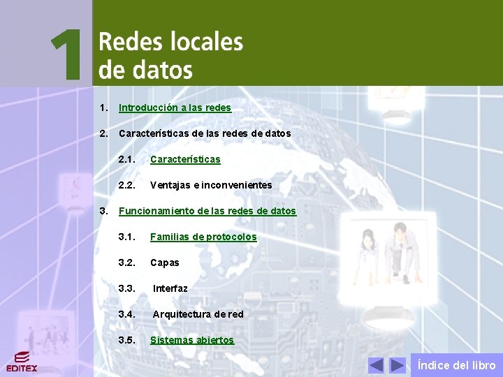 Redes locales de datos 1. Introducción a las redes 2. Características de las redes