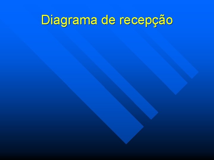 Diagrama de recepção 