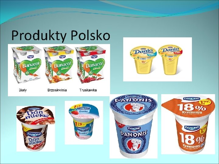 Produkty Polsko 