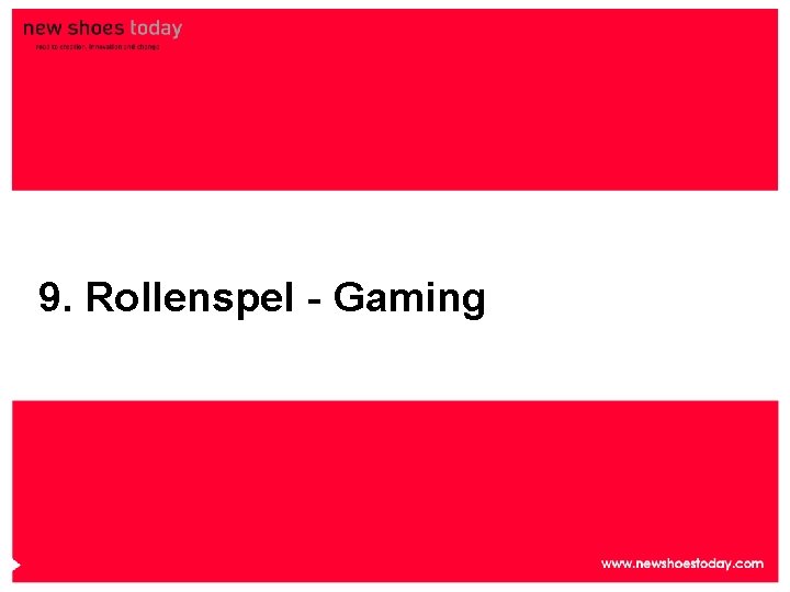 9. Rollenspel - Gaming 