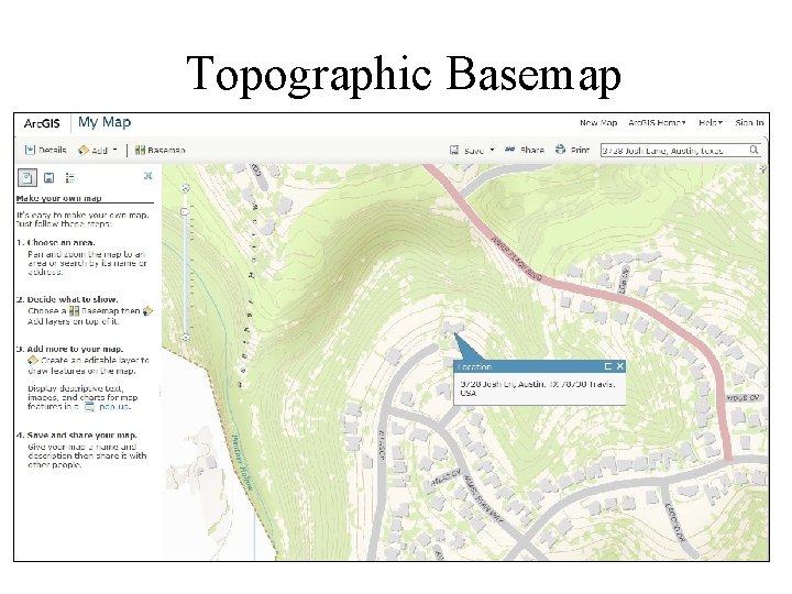 Topographic Basemap 