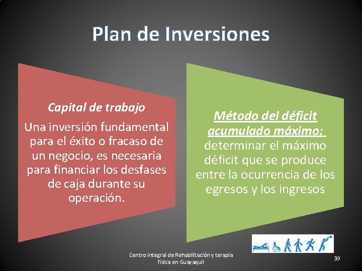 Plan de Inversiones Capital de trabajo Una inversión fundamental para el éxito o fracaso