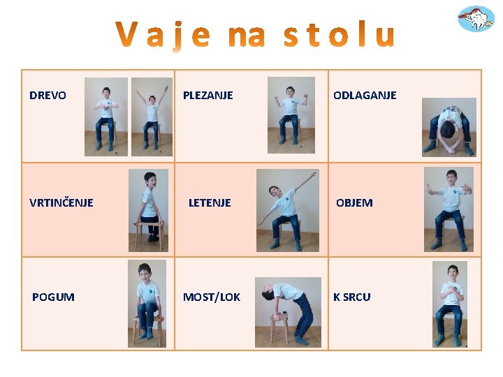 DREVO VRTINČENJE POGUM PLEZANJE ODLAGANJE LETENJE OBJEM MOST/LOK K SRCU 