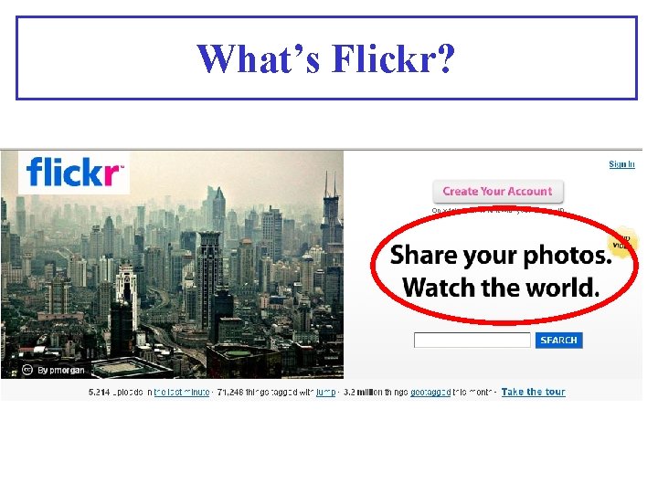 What’s Flickr? 