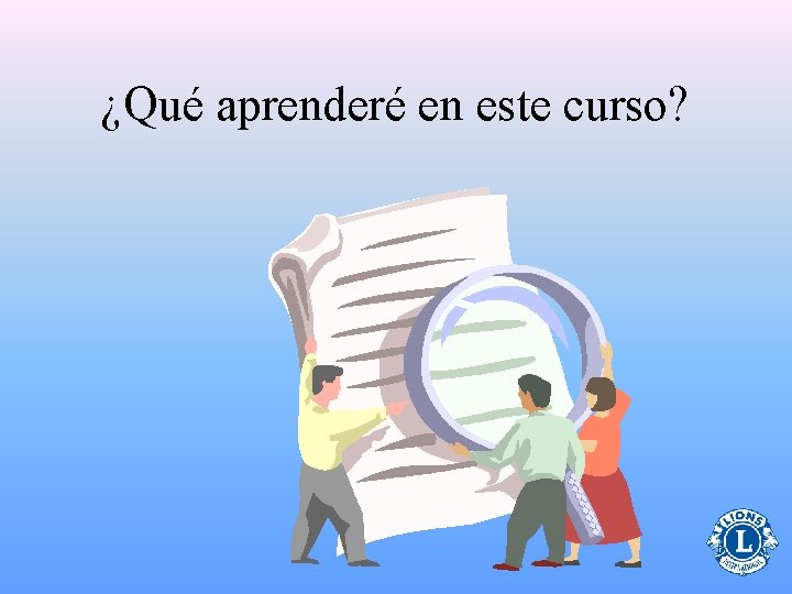 ¿Qué aprenderé en este curso? 