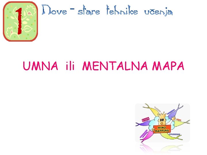 UMNA ili MENTALNA MAPA 