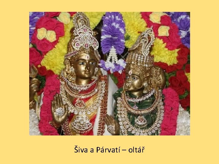 Šiva a Párvatí – oltář 
