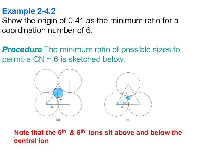 Example 2 -4. 2 Show the origin of 0. 41 as the minimum ratio