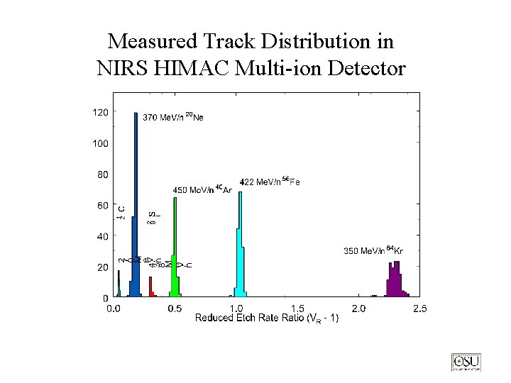 Measured Track Distribution in NIRS HIMAC Multi-ion Detector 