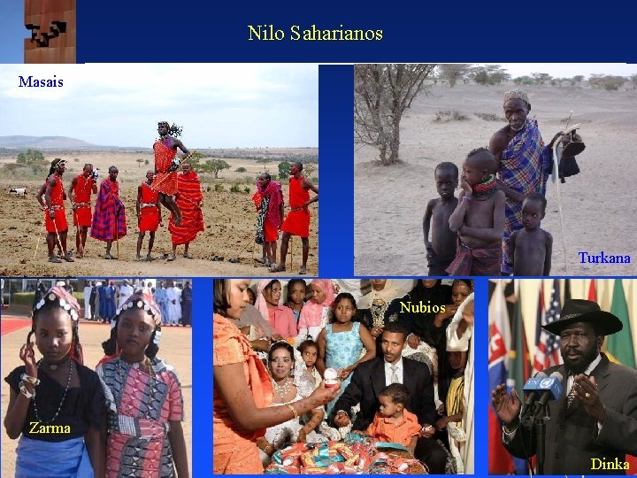 Nilo Saharianos Masais Turkana Nubios Zarma Dinka 