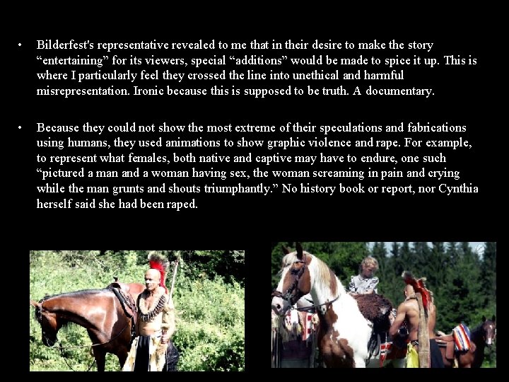 Part 2 • Bilderfest's representative revealed to me that in their desire to make