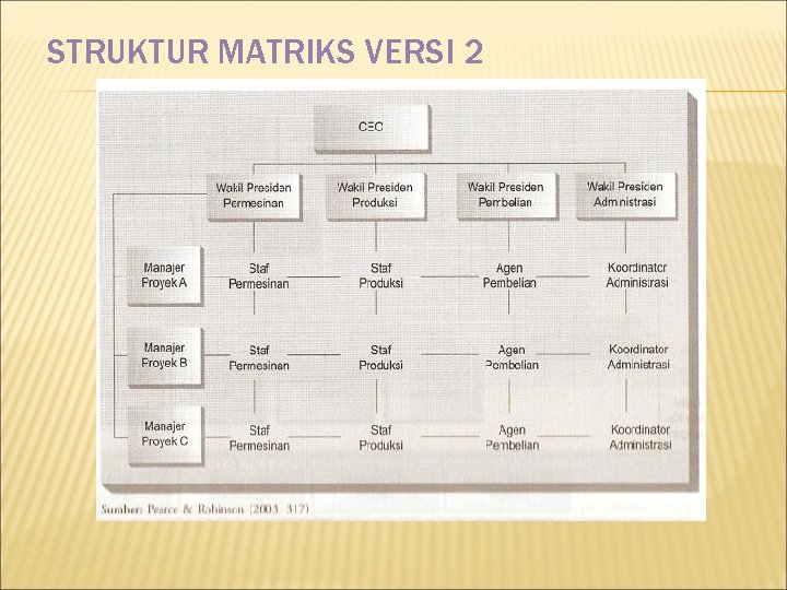 STRUKTUR MATRIKS VERSI 2 