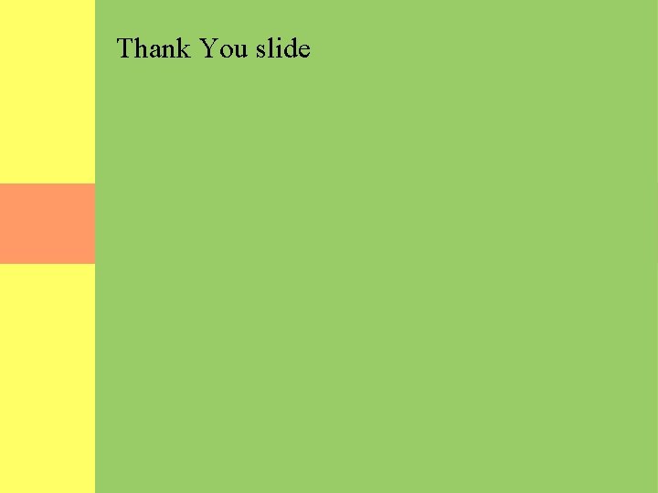 Thank You slide 