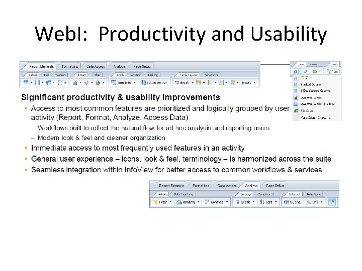 Web. I: Productivity and Usability Web. I: Productivity and Usability
