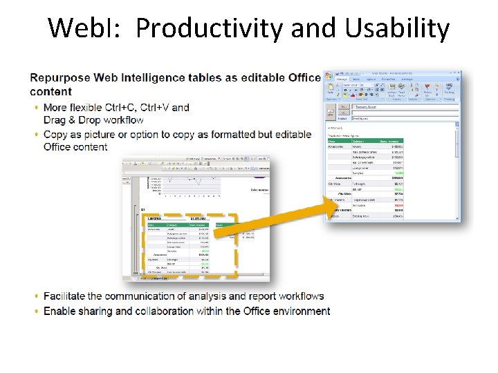 Web. I: Productivity and Usability Web. I: Productivity and Usability