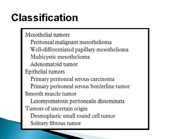 Classification 