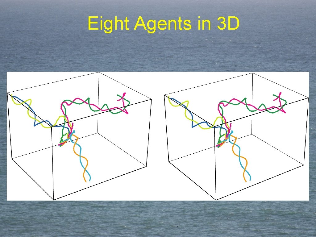 Eight Agents in 3 D 