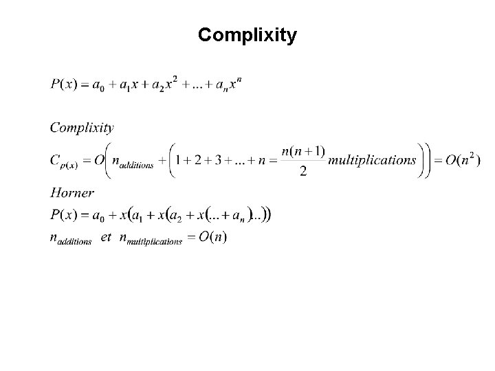 Complixity 