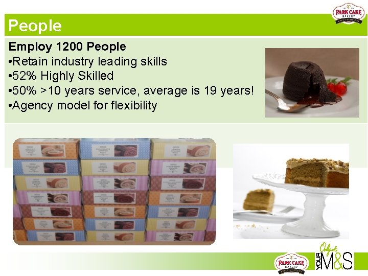 People Employ 1200 People • Retain industry leading skills • 52% Highly Skilled • People Employ 1200 People • Retain industry leading skills • 52% Highly Skilled •