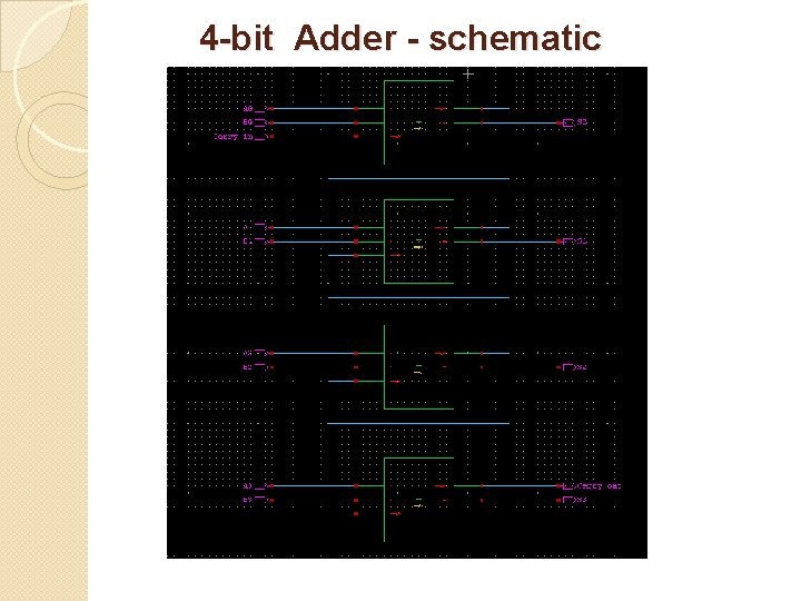 4 -bit Adder - schematic 