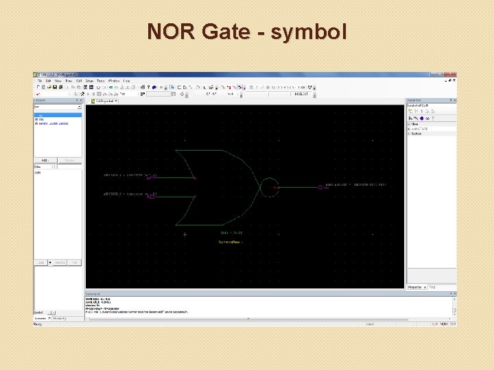 NOR Gate - symbol 