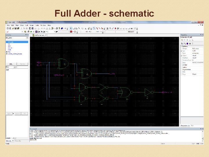 Full Adder - schematic 