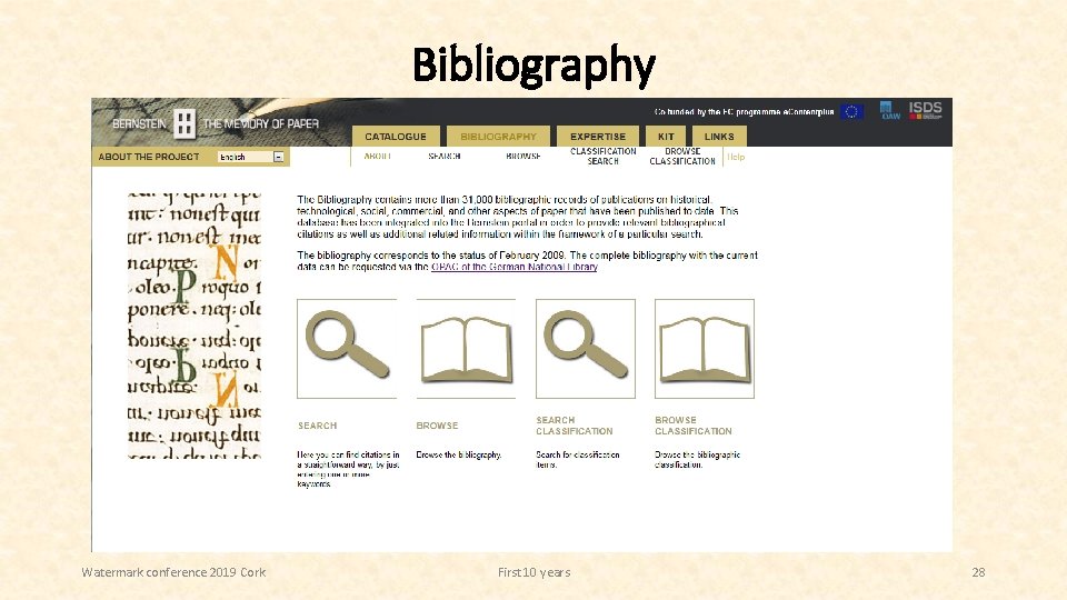 Bibliography Watermark conference 2019 Cork First 10 years 28 