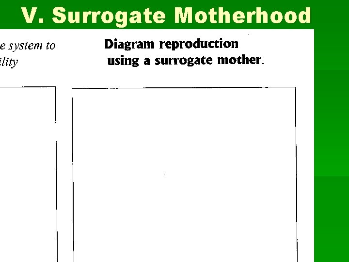 V. Surrogate Motherhood 