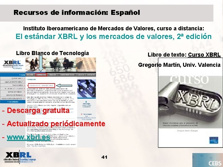 Recursos de información: Español Instituto Iberoamericano de Mercados de Valores, curso a distancia: El