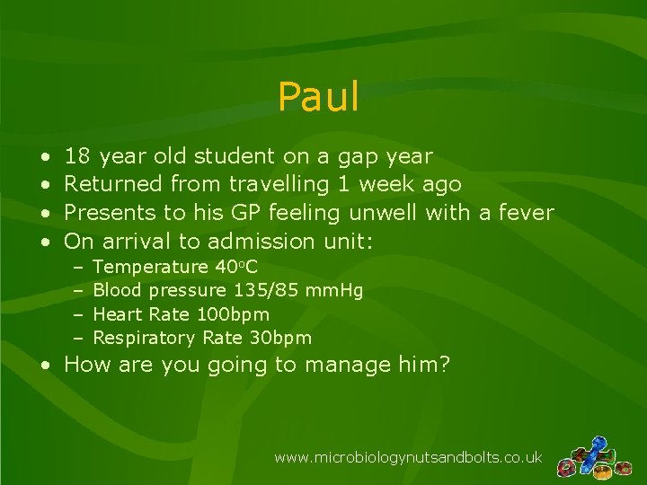 Paul • • 18 year old student on a gap year Returned from travelling