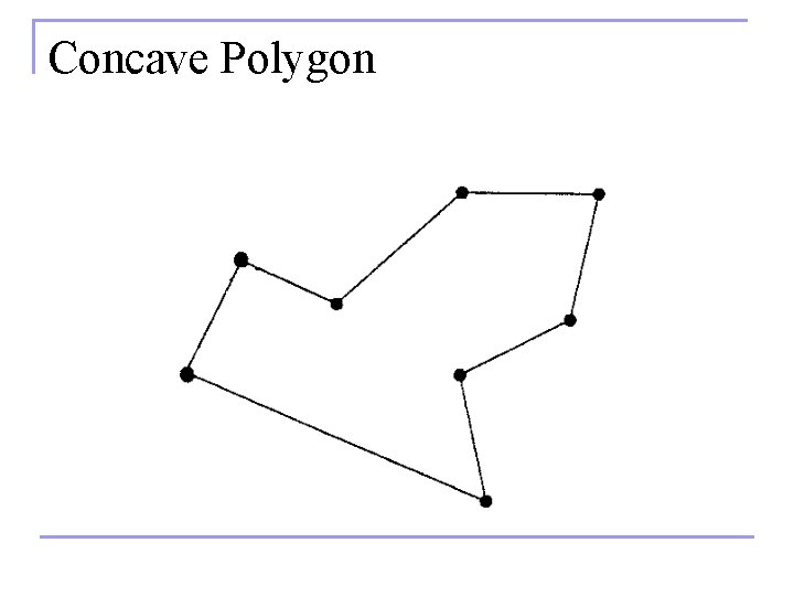 Concave Polygon 