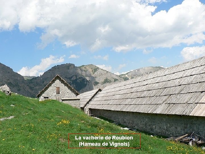 La vacherie de Roubion (Hameau de Vignols) 