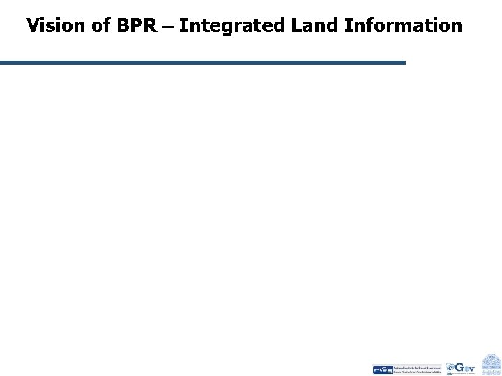 Vision of BPR – Integrated Land Information 