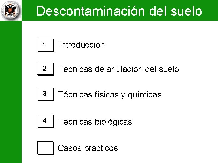 almacenamiento solidific/estabiliz protección sup. pantallas sellado vitrificación incineración pirolisis Técnicas de anulación Descontaminación del